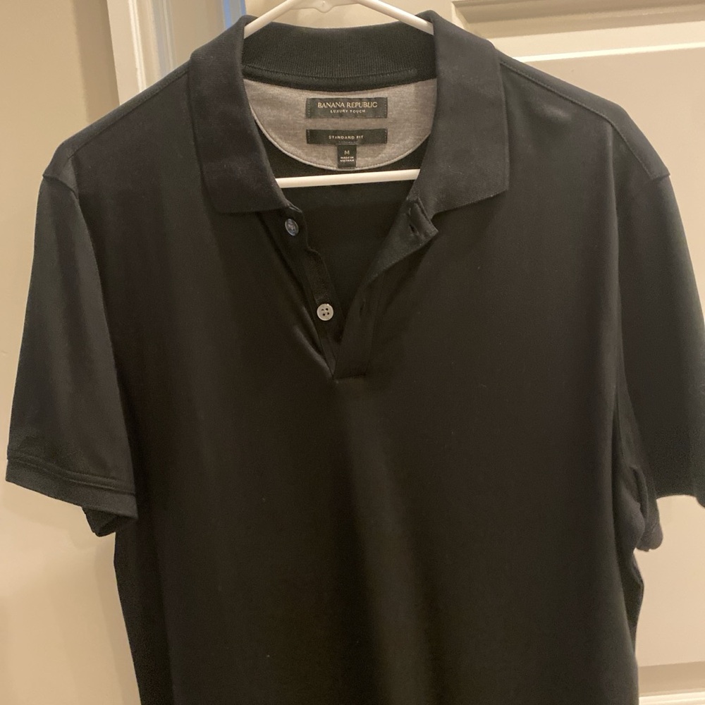 Men’s Black Banana Republic Polo